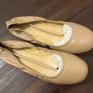Cole Haan Patent Ballet Flat, 11B Nude/Tan